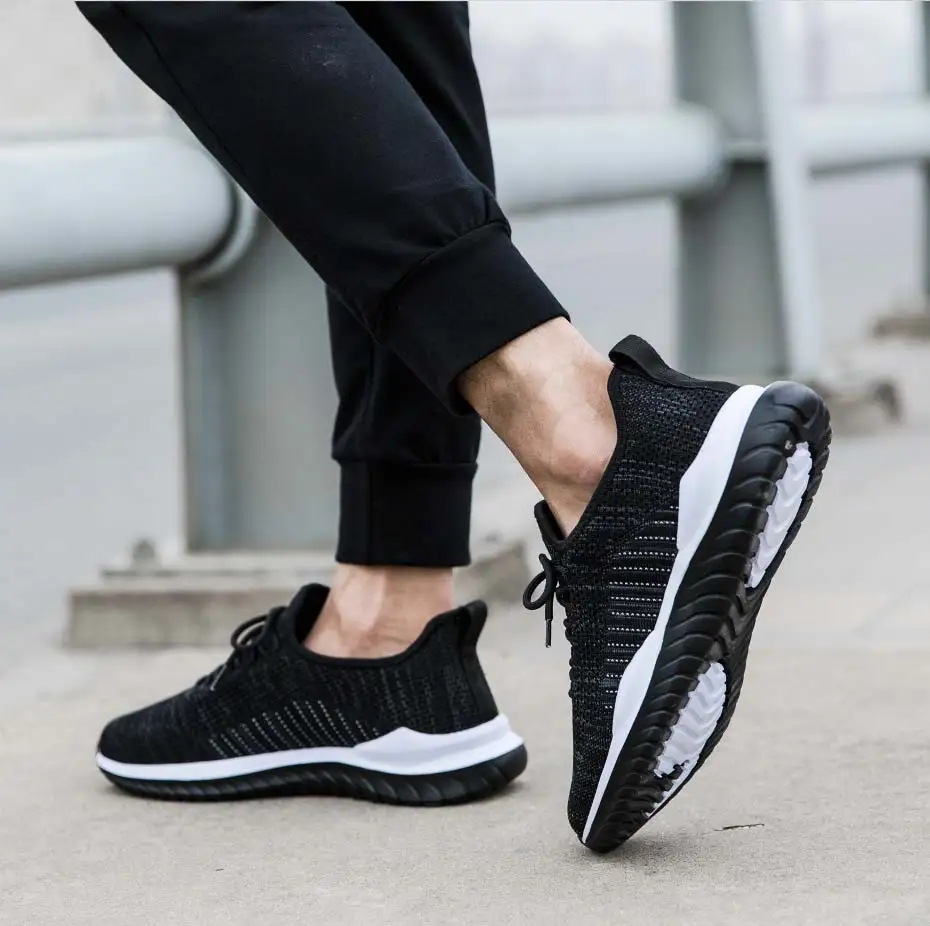FANDEI спортивная обувь для мужчин zapatillas hombre Deportiva спортивная обувь для мужчин светильник кроссовки спортивная обувь для мужчин Flyknit верх нескользящий
