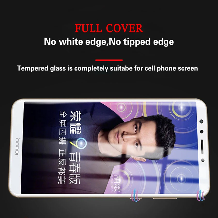 Защитное стекло для Huawei Honor 9 закаленное lite V10 P8 Lite 2017 y3 Y6 ii защита экрана|tempered glass