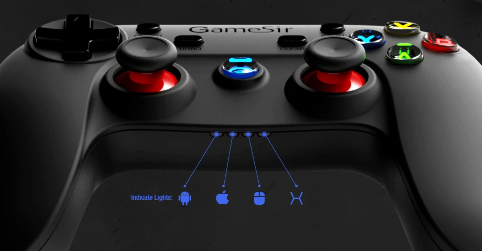 GameSir G3s Bluetooth Джойстик Android геймпад беспроводной контроллер для Android смартфон планшет VR ТВ коробка PS3 ПК