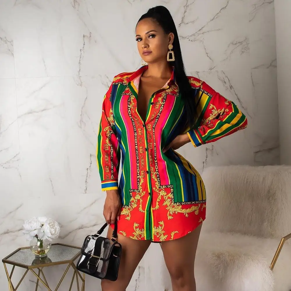 Женская модная рубашка с принтом Дашики в африканском стиле 2019|Африканская