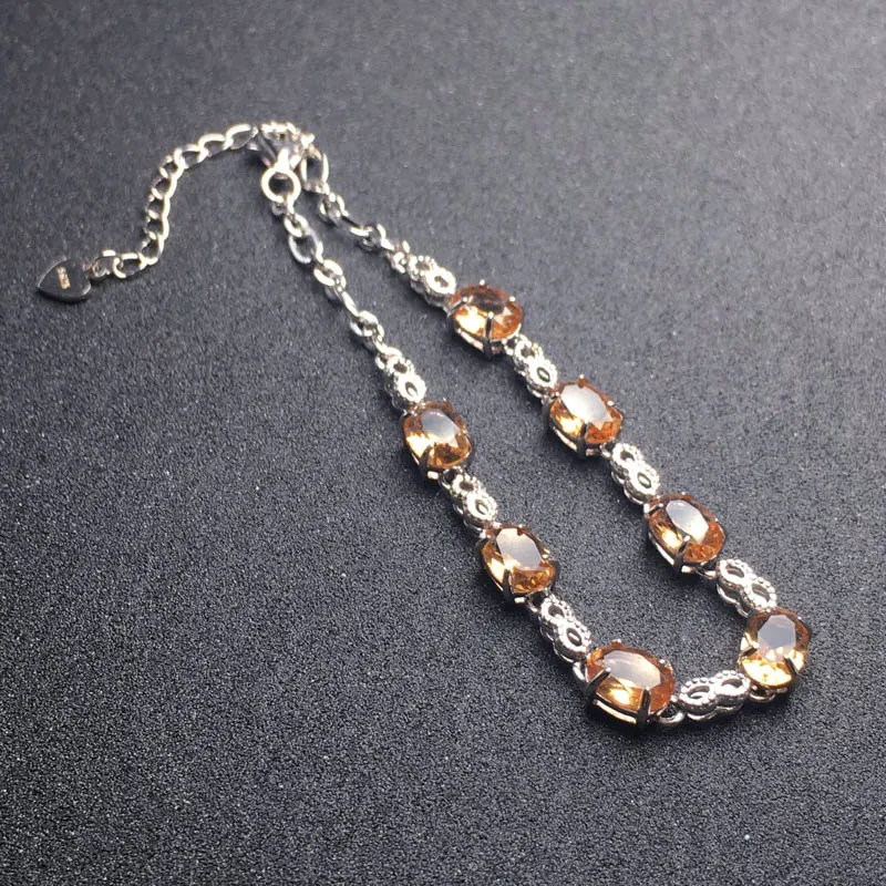 Женский браслет с зултанитом CSJ ювелирное изделие из стерлингового серебра 925