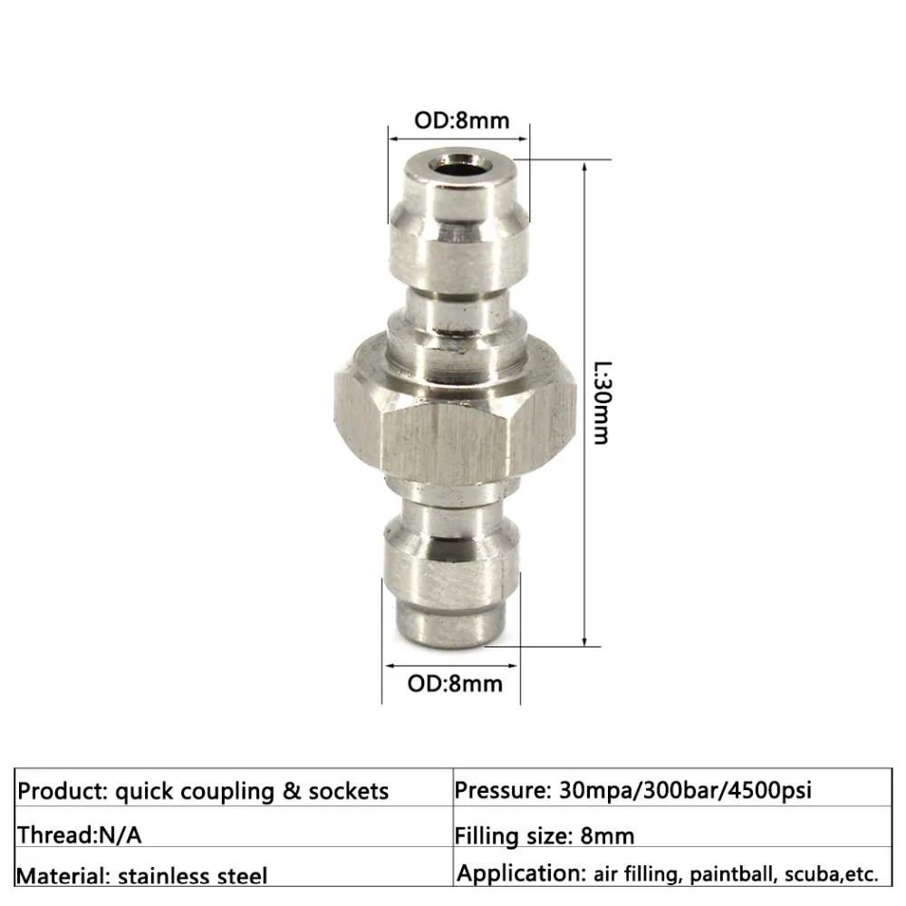 PCP Airforce Пейнтбол пневматический высокого давления 8 мм Быстроразъемное