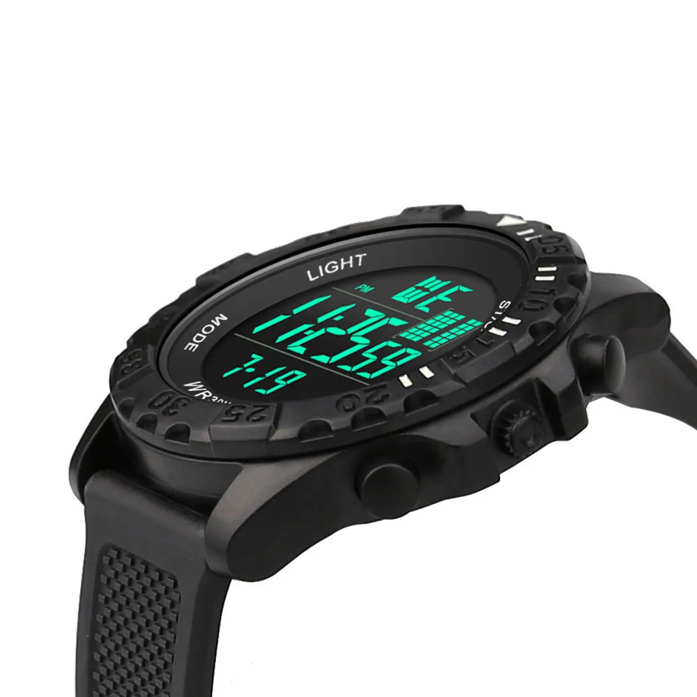 2019 Горячие Роскошные Мужские светодиодные аналоговые цифровые военные