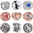 Винтажный Teibet серебряного цвета, сплав, Бабочка, замок, крест, Хамса, бусины ручной работы, подходят для браслетов Pandora для женщин, DIY Pulsera