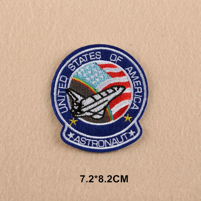 10 шт./лот астронавт серия сделай сам вышитые нашивки Лот дети мультфильм Мотив