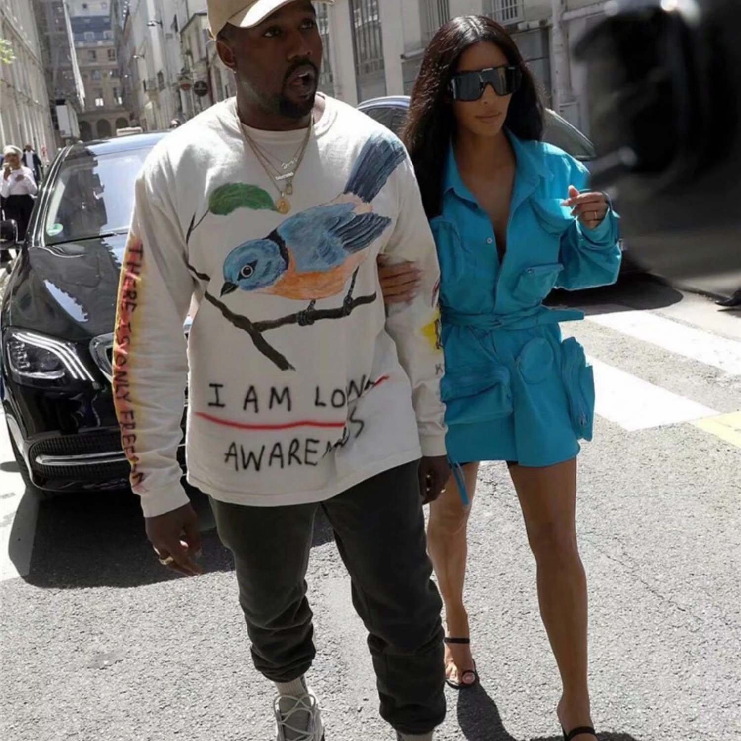 Kanye винтажные городская уличная Спортивные штаны серые Greem тренировочные штаны цвета хаки Брюки мужские и женские Кардашьян такие же Свободные повседневные брюки