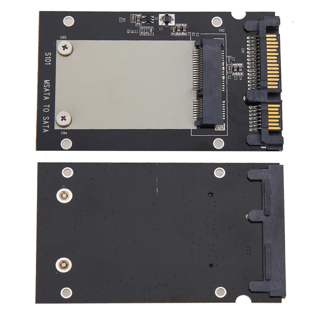 Новинка 50 мм Маленькая плата mSATA SSD до 2 5 &quotSATA диск конвертер адаптер msata для