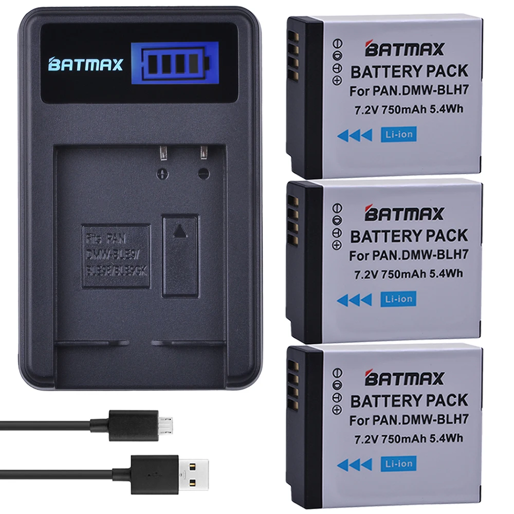 Аккумуляторная батарея для аккумулятора и зарядное устройство USB ЖК дисплея