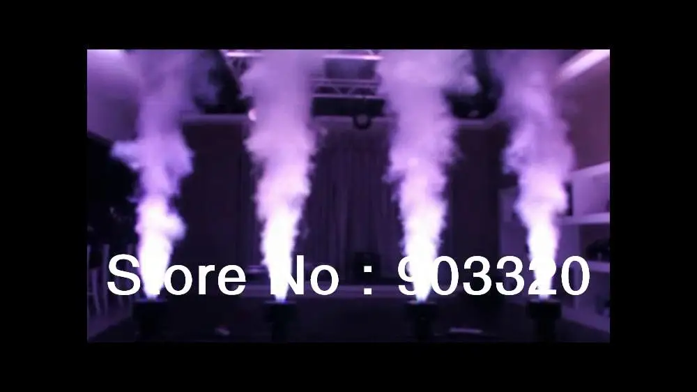 Новый 2in1 комплект белый/теплый белый/RGB красочный светодиодный CO2 Джет Кэннон