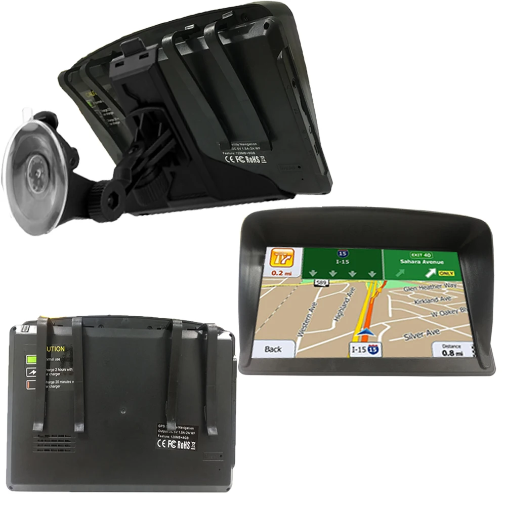 GPS навигатор портативный автомобильный 7 дюймов HD FM Bluetooth|GPS для транспорта| |