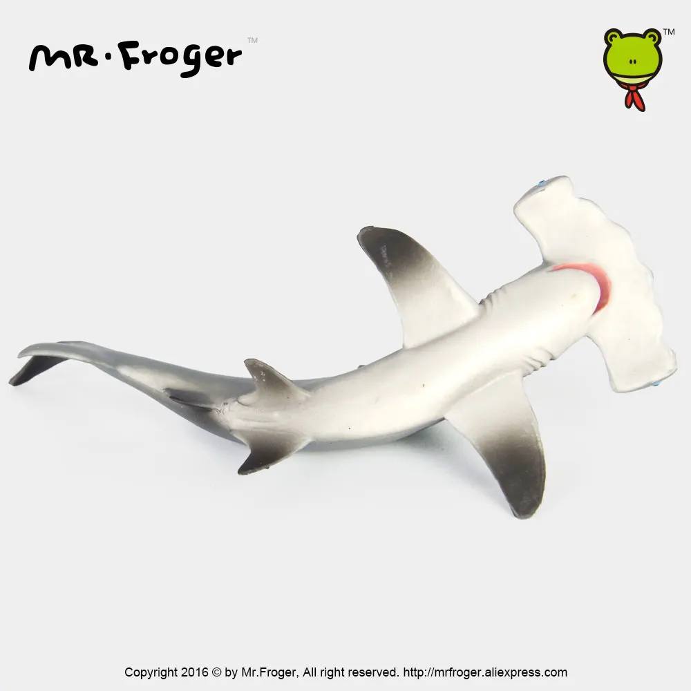Mr. Froger Гладкий Молот Акула сфирна Zygaena водные создания игрушечные дикие животные