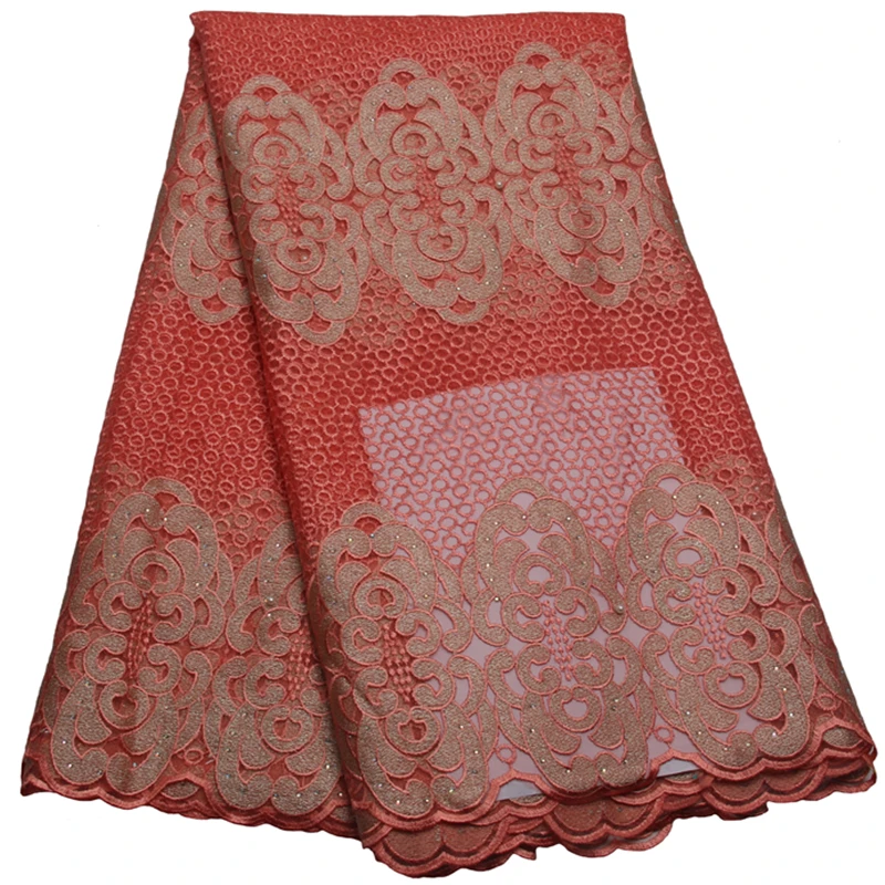Blue Cotton Nigeria Lace Fabric African Swiss Voile In Switzerland High Quality French Party Dress GD376B-2 | Дом и сад