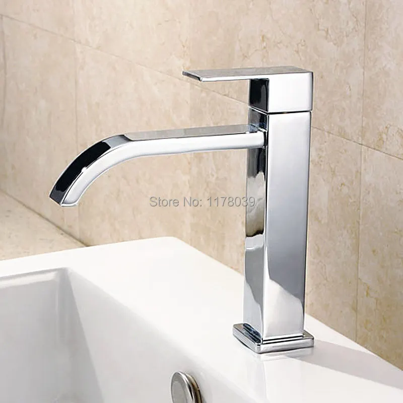 Водопад для ванной комнаты кран холодной воды с одной ручкой современный одним