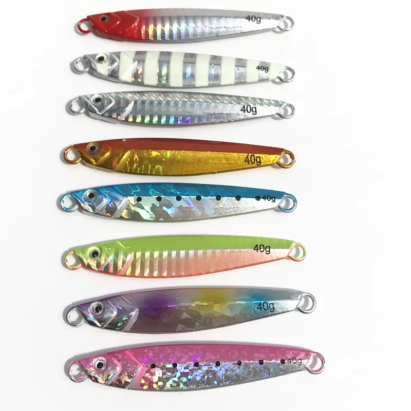 

Hot Sale 8 Pieces40g7.6cmMetal LureSliceJigBait Spoon Bait Fishing Bait Fresh Water Fishing Fishing Spoon Jigging Metal Fishing