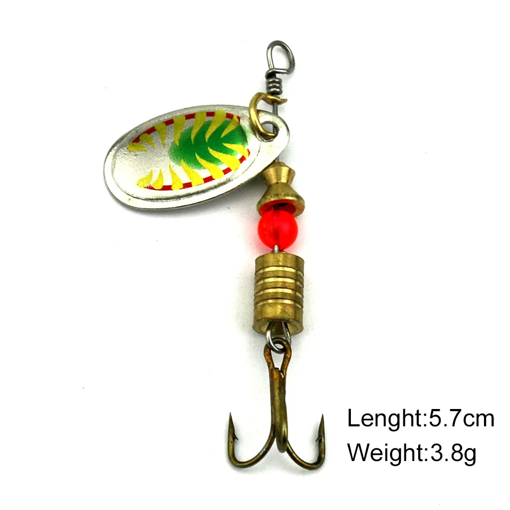 08 Красочные рыболовные приманки Peche, 1 шт., воблеры, кренкбейты, джиг, металлические блески, форель, ложка, искусственная жесткая приманка - Цвет: 08