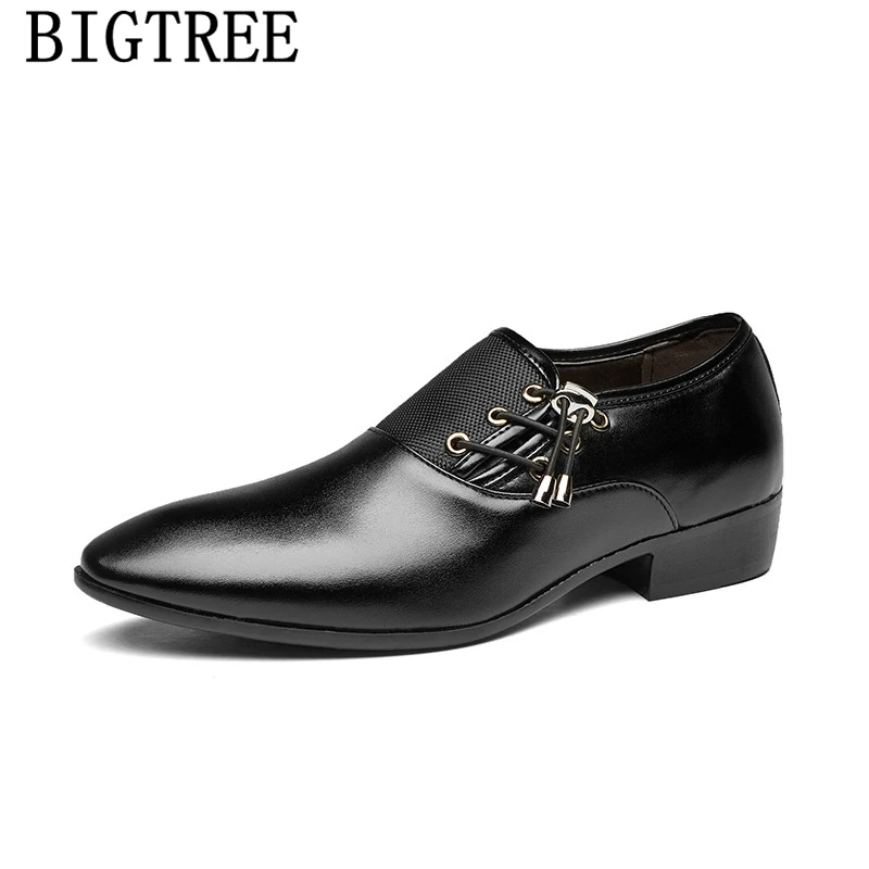 

Men Formal Shoes Leather Party Office Oxford Shoes For Men Elegant Wedding Dress Shoes Men Zapatillas De Hombre Herren Schuhe