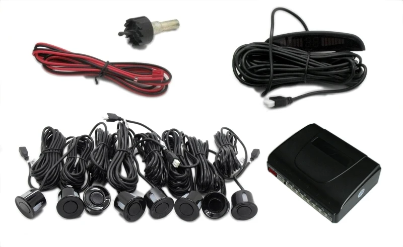 Датчик парковки автомобиля 8 датчиков + звуковой сигнал резервный радар-детектор