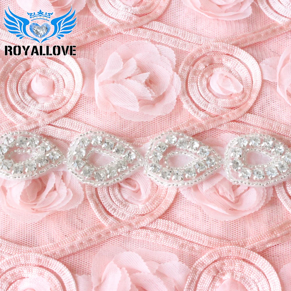 (1 ярд) пояс в форме капли пристегивающийся с помощью утюга украшенный бисером со