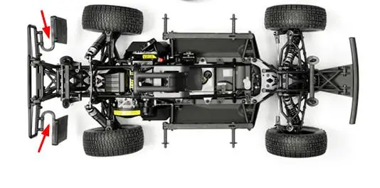 HPI Racing 104780 набор креплений для грязевого клапана 5SC/5SC SS Super 5SC Flux|Детали и