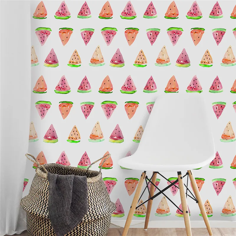 Жаркое лето Фрукты Арбуз виниловые 3d наклейки на стену обои для спальни домашний