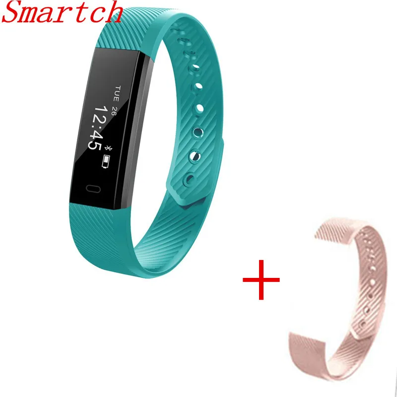 Smartch id115 умный Браслет Фитнес трекер шаг счетчика активности Мониторы группа