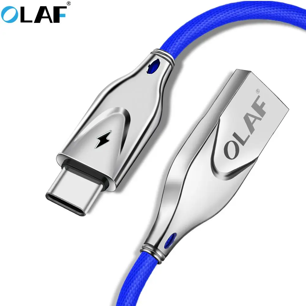 Олаф usb type C кабель для быстрой зарядки USB C кабель для передачи данных type-c кабель для зарядного устройства USB для samsung S9 S8 Note 9 8 Xiaomi mi8 huawei USB-C
