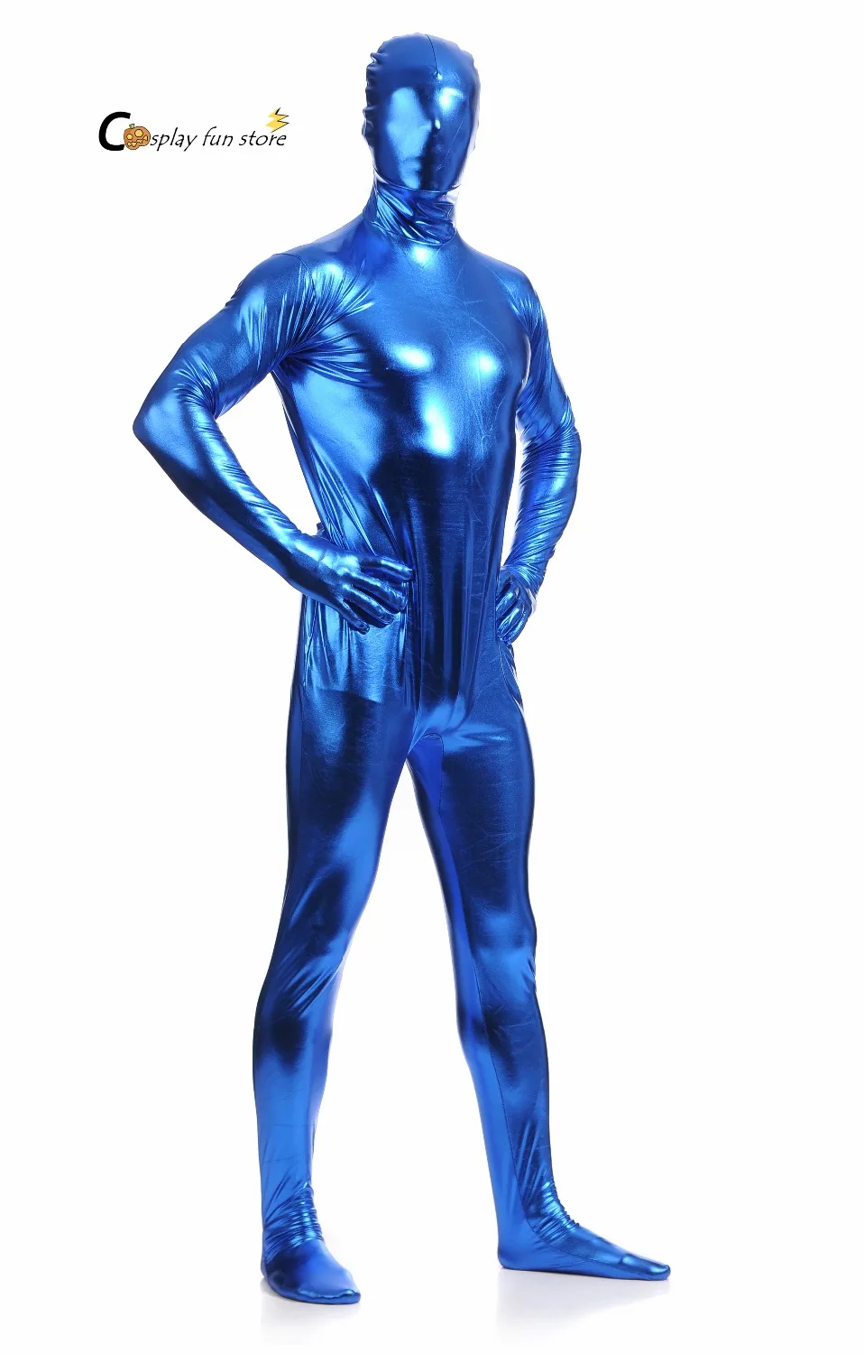 По индивидуальному заказу блестящий супер герой лайкра спандекс блестящие