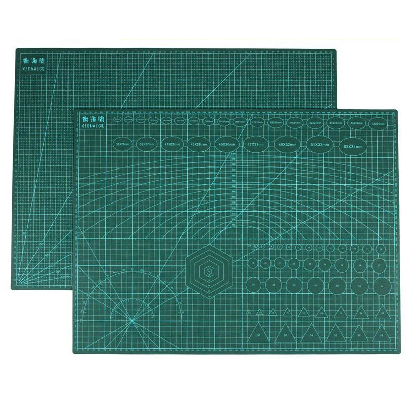 A3 Double Sided Self Healing 5 Layers Cutting Mat Metric/Imperial 45cmx 30cm Quilting Ruler Suitable For Paper Card Fabric | Дом и сад