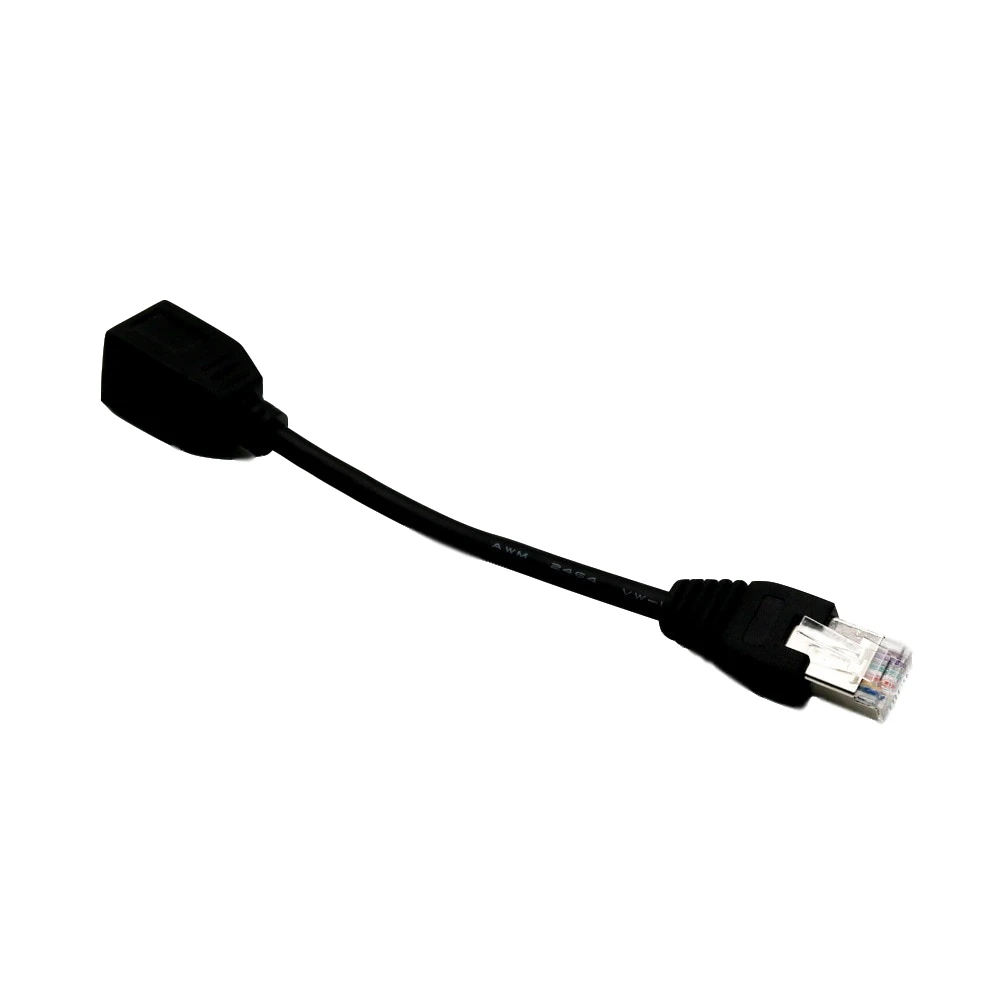 10x CAT5 RJ45 Ethernet LAN сеть штекер к USB 2 0 B гнездо принтера адаптер Соединительный кабель