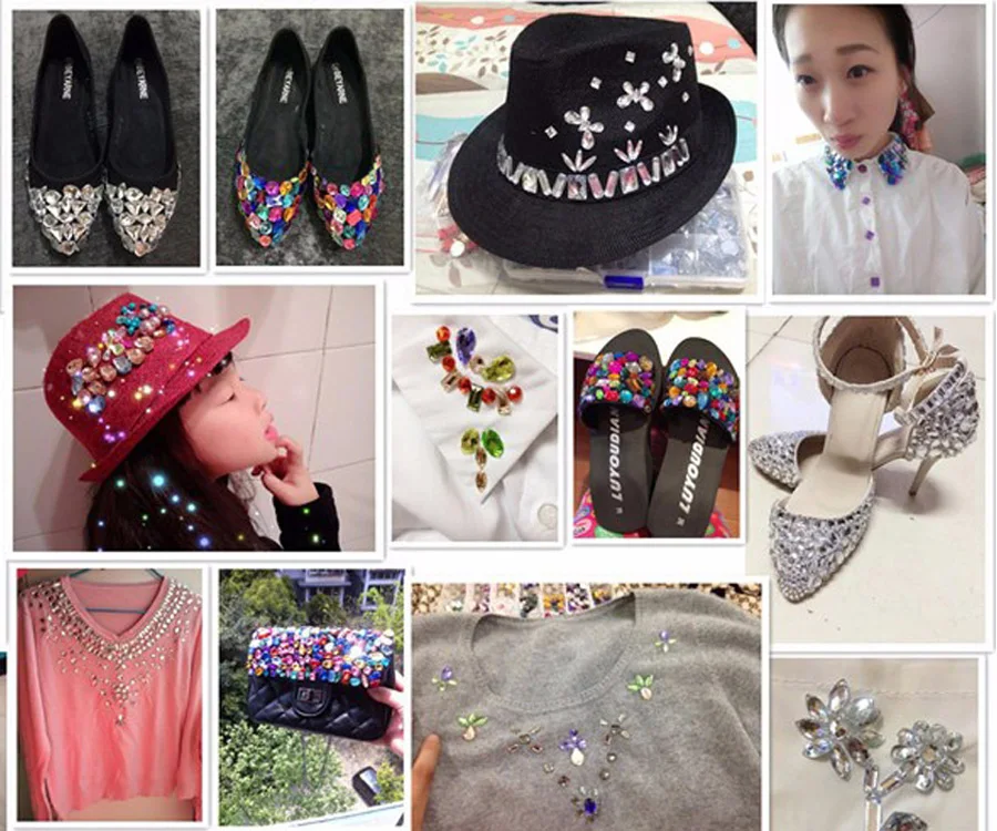 

New Hot sale Shine Crystal Clear Color Sew On Rhinestone with Silver Claw Sewing Crystal Stones buttons for DIY Garment Jewelry