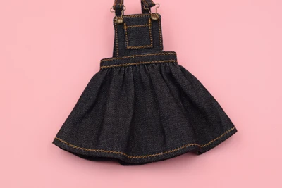 1 Black Strap Dress 1 шт. высокое качество 1/6 Blyth кукла ремень платье Топы Комбинезоны для Neoblythe, Licca, Azone, куклы-Барби одежда аксессуары - Цвет: 1 Black Strap Dress