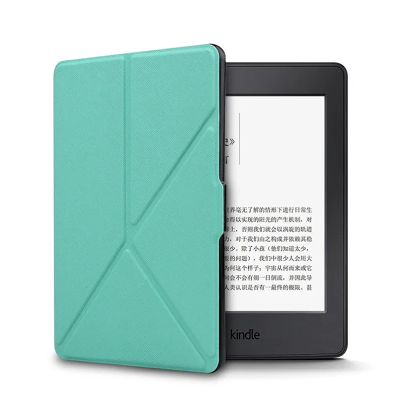 Тонкий умный чехол-подставка из искусственной кожи для Amazon Kindle Paperwhite 1 2 3 2013 6,0 дюймов многоразовый кожаный чехол+ стилус