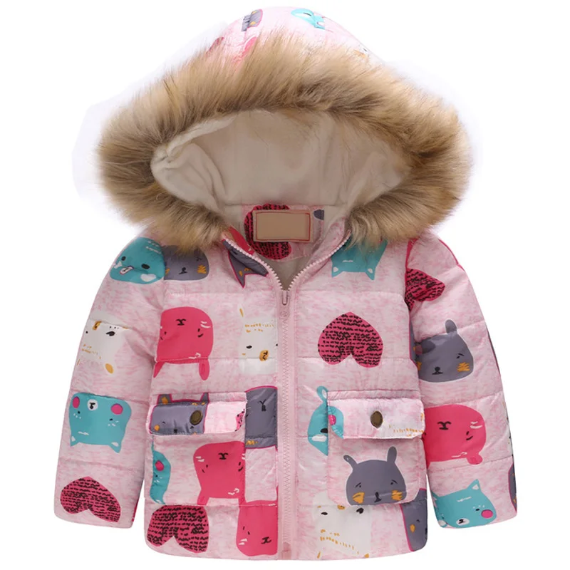 New Fashion Winter Fleece Jackets For Boy Trench Children's Clothing 2-7Y Hooded Warm Outerwear Windbreaker Baby Kids Coats | Детская