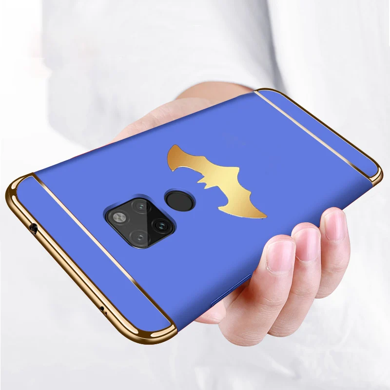 BFOLLOW Batman Case for Huawei Mate 20 / Lite Pro 3 in 1 Hard PC Matte Back Cover Coque |