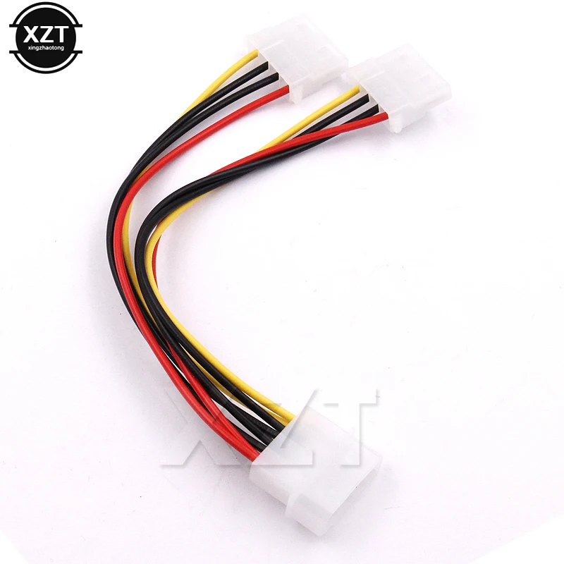 Кабель питания Molex с 4 контактным штекером на 2 порта контактный кабель IDE шнур 1