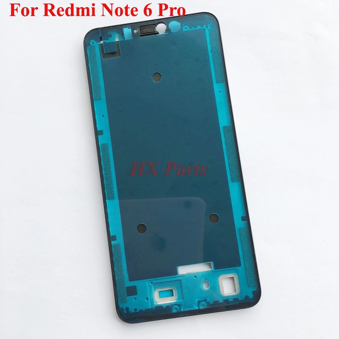 ЖК-рамка для Xiaomi Redmi Note 6 Pro передняя рамка корпус средняя Шасси с наклейкой клей