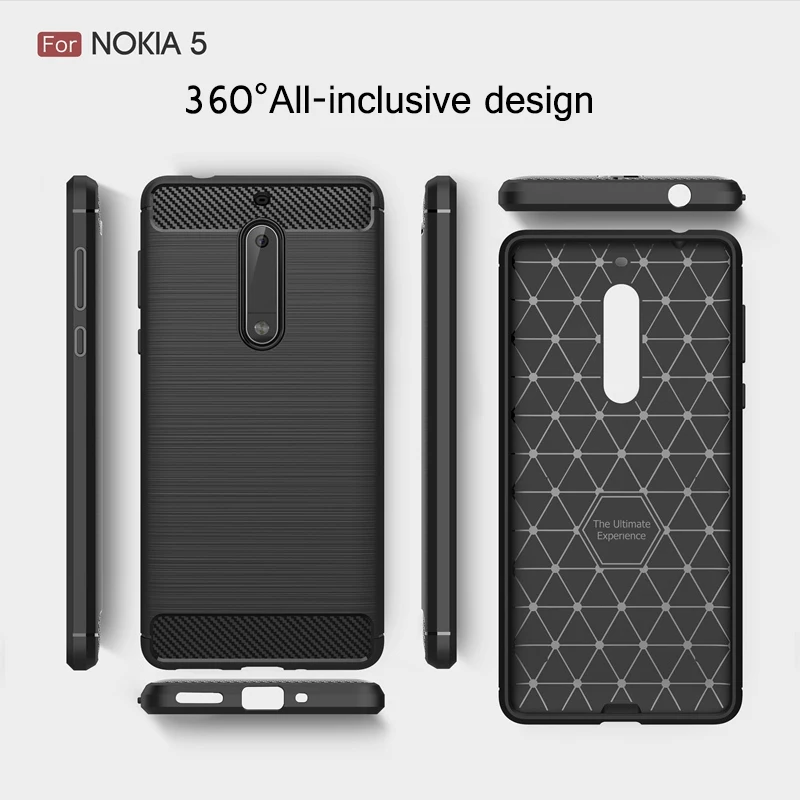 Для Nokia 5 корпус телефона jcda бренд полный Роскошные противоударный чехол для nokia5