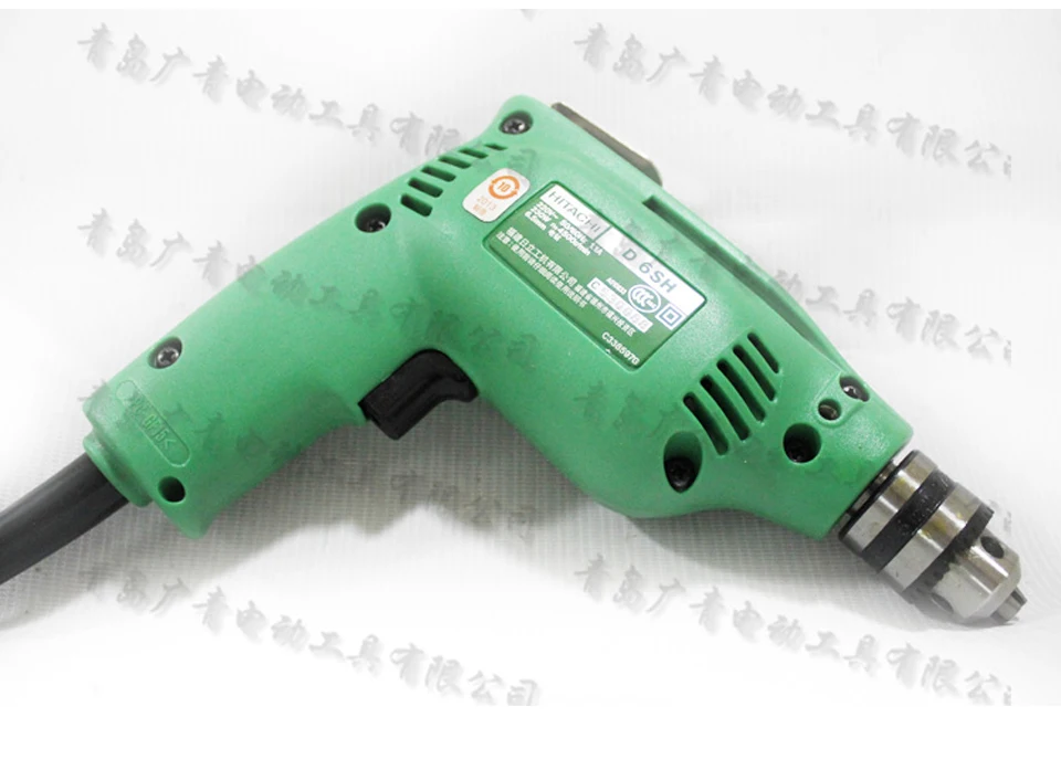 Японская ручная дрель HITACHI D6SH для дома высокоскоростная мини электрическая