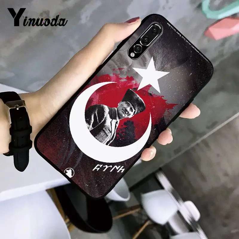 Yinuoda Турция Mustafa Kemal Ataturk чехол для телефона Huawei P9 P10 Plus Mate9 10 Mate10 Lite P20 Pro Honor10 View10 |