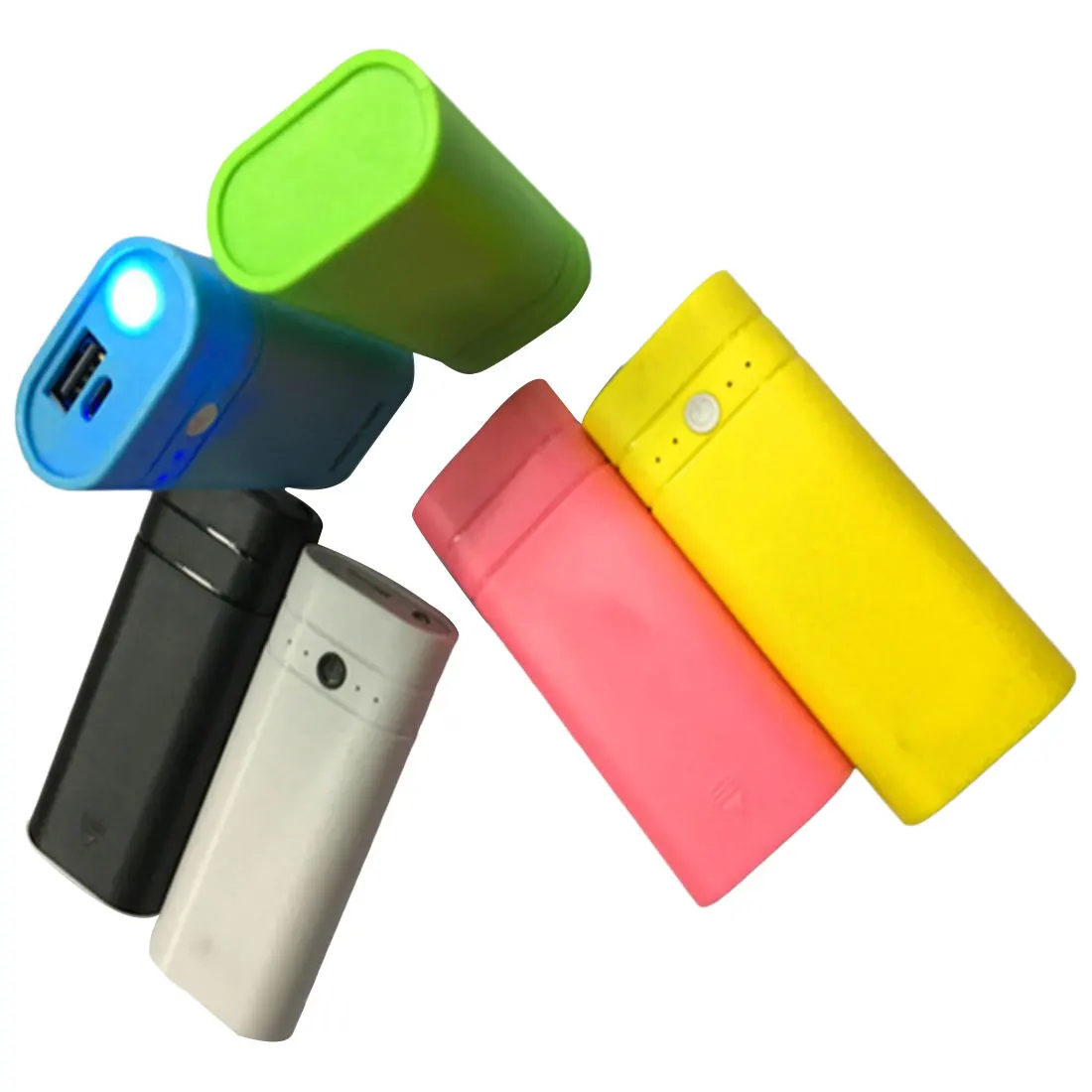 Новая Мода 5600mAh Мини милый USB порт 2X 18650 Зарядное устройство Держатель банк