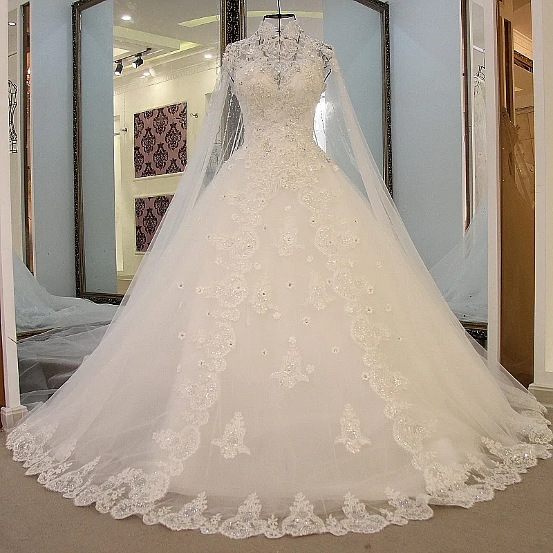 Свадебное платье 2018 высококачественное классическое кружевное невесты с