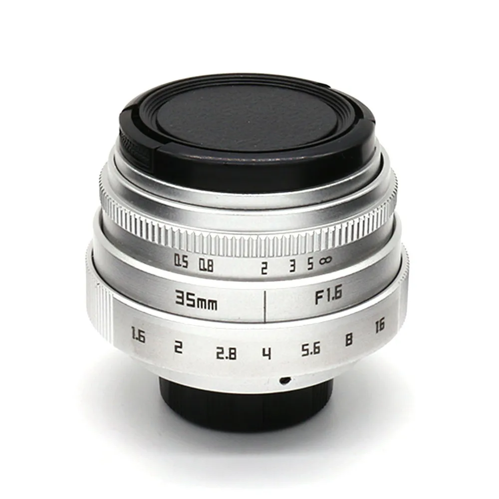 Новое поступление fuji an 35 мм f1.6 C крепление объектив камеры видеонаблюдения II для N1 fuji пленка fuji NEX Micro 4/3 EOSM серебро