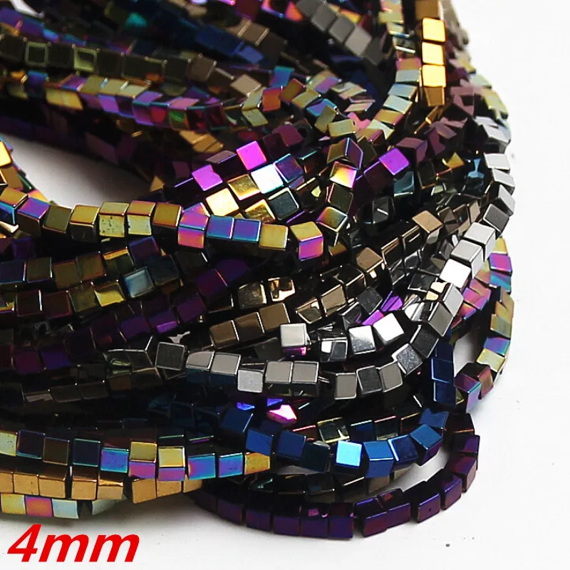 Бусины из гематита 4 мм 16 дюймов на нить|bead project|stone fossilbead store |