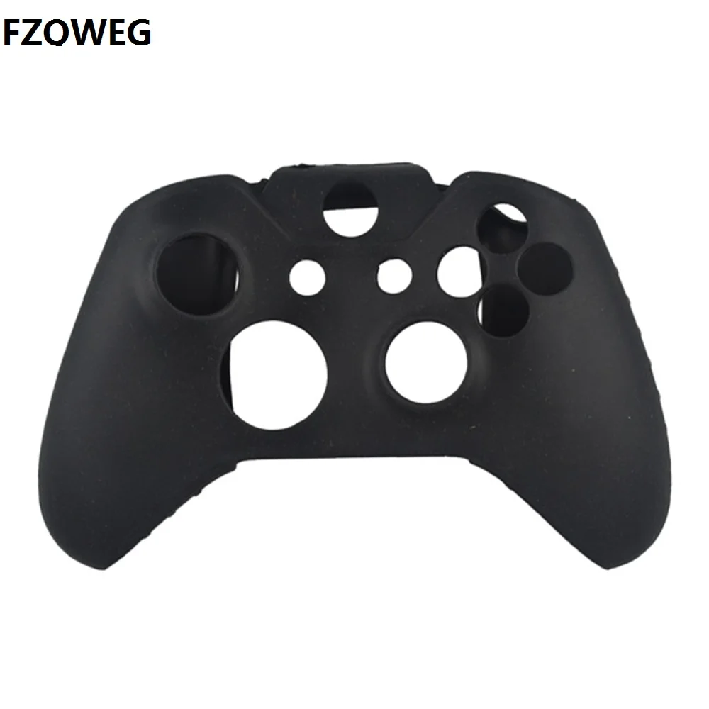 Силиконовый защитный чехол FZQWEG из черной резины для геймпада Microsoft Xbox One S|cover