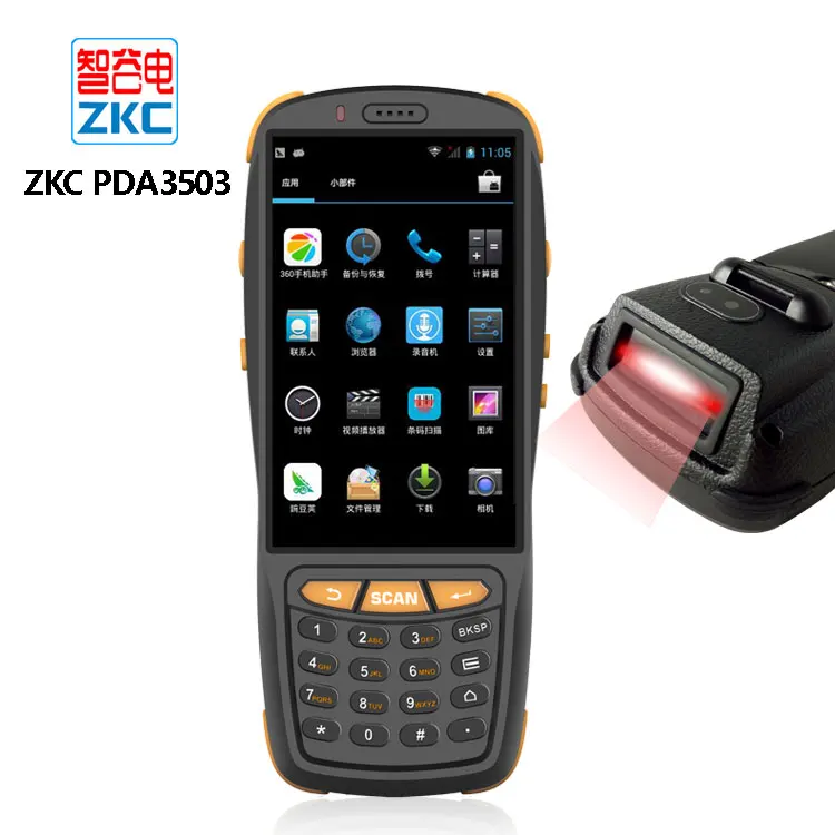 Android 7 1 Ручной 2D сканер штрих кода PDA сенсорный экран 4G GPRS Smart pda с QR кодом PDA3503|barcode