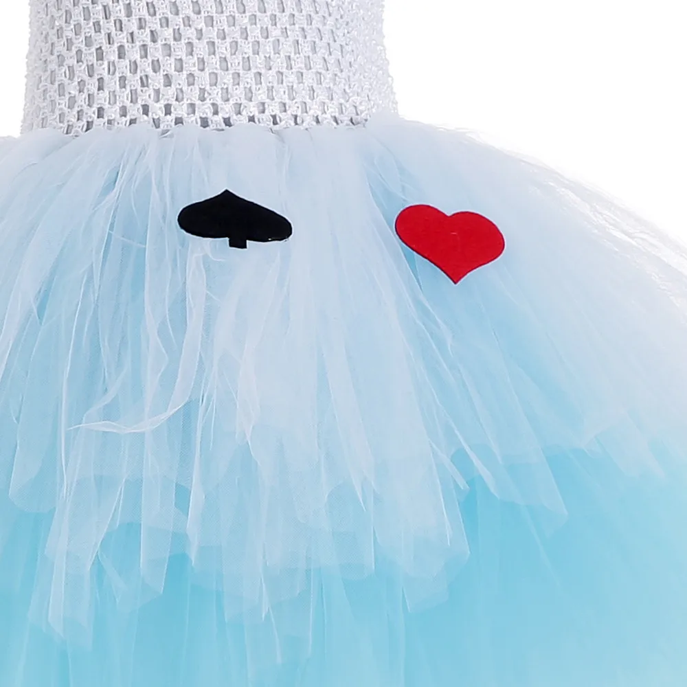 Косплей Элис платье принцессы Цветочная фея пышная юбка для дня рождения детские