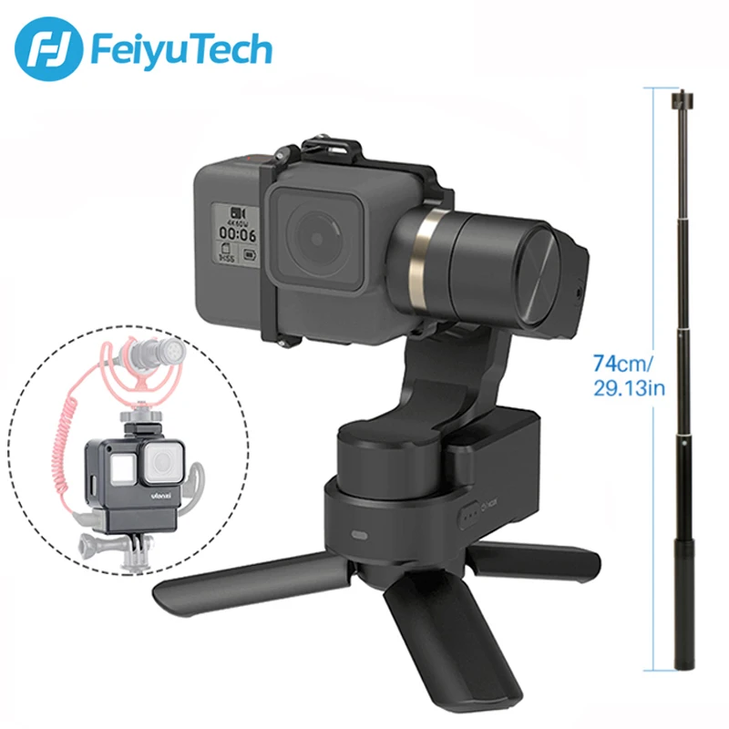 Feiyutech Feiyu WG2X Водонепроницаемый 3 оси Brushels карданный стабилизатор для экшн камеры