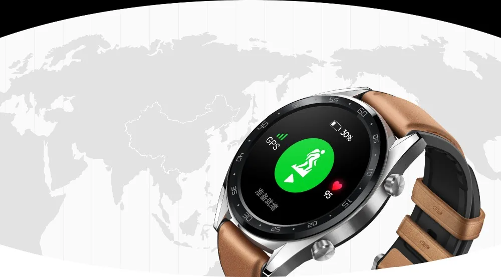 Смарт-часы Huawei GT спорт издание Открытый gps спортивный тренер AMOLED дисплей Bluetooth в режиме реального времени Heartrate мониторинг