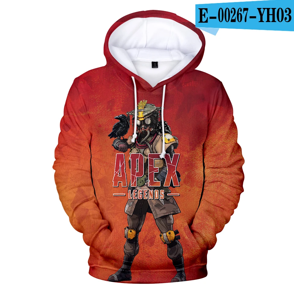 3D Крутая Мода Apex Legends 3D толстовки Толстовка для мужчин и женщин Harajuku Горячие игры Apex Legends 3D толстовки Мужская Толстовка Топ - Цвет: 3D