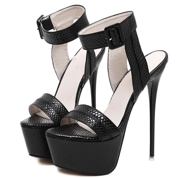 2016 Summer Fashion Women Sandals Open Toe Ankle Straps High Heels Patent Leather Bridal Wedding Shoes Pumps | Обувь